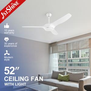 China Modern Study Bldc Inverter Plastic Ceiling Fan Three White Blade wholesale