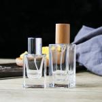 Glass Luxury Perfume Bottle With Screen Printing Hot Stamping Surface
