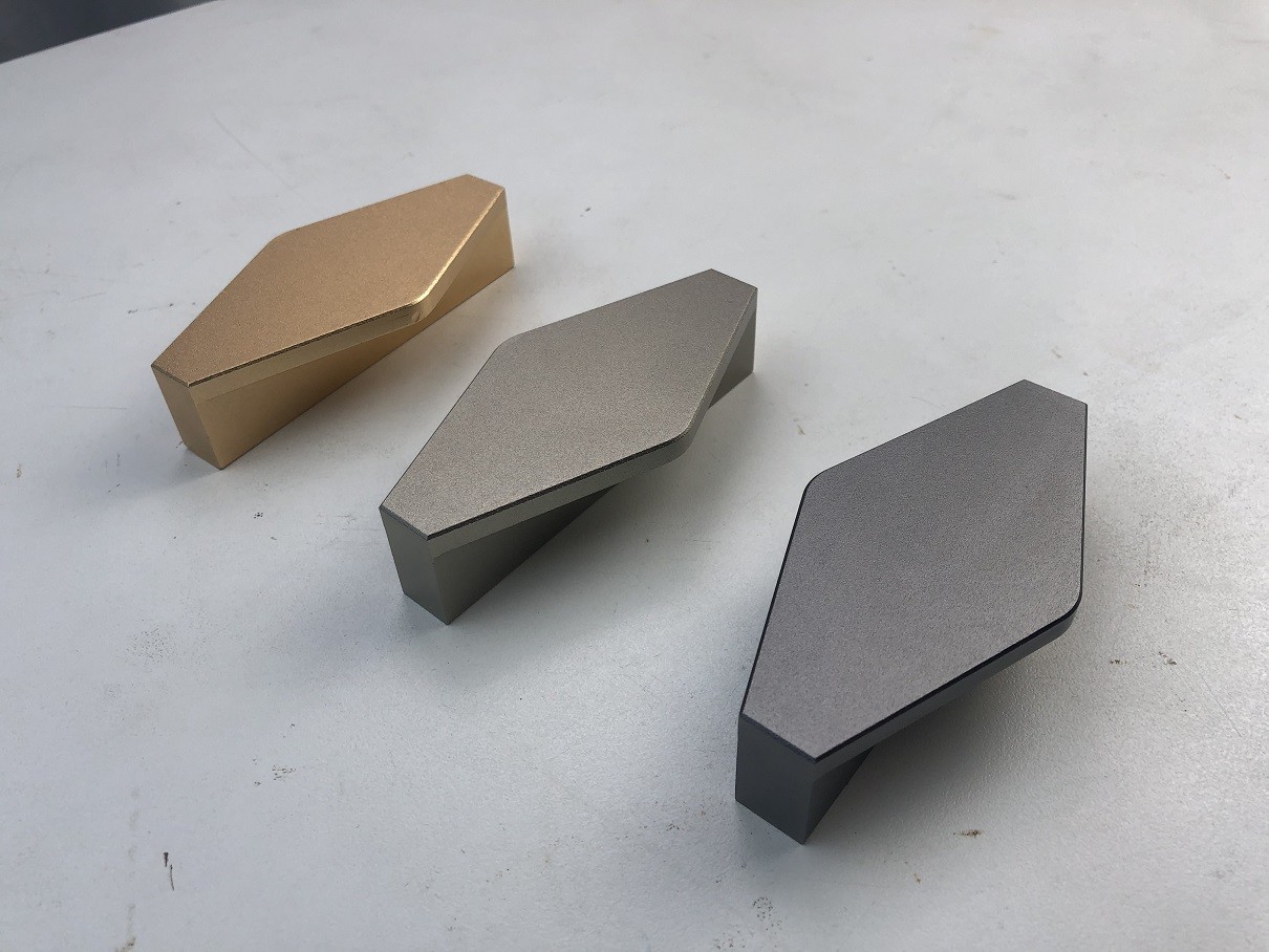 Custom Rhombus Gold Kitchen Cupboard Handles For Home Hardware