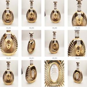 China Golden Electroplating Luxury Spirits Bottle wholesale