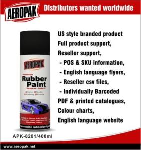 China Non Toxic Aerosol Metallic Red Spray Paint For Car , Plasti Dip Rubber Paint wholesale