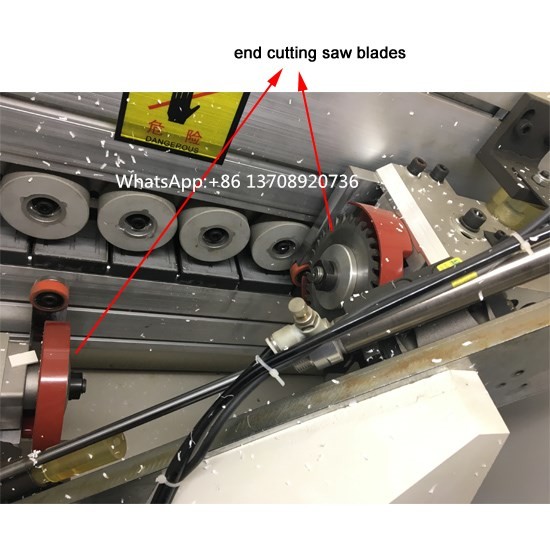 woodworking automatic edge banding machine with pre milling and corner rounding