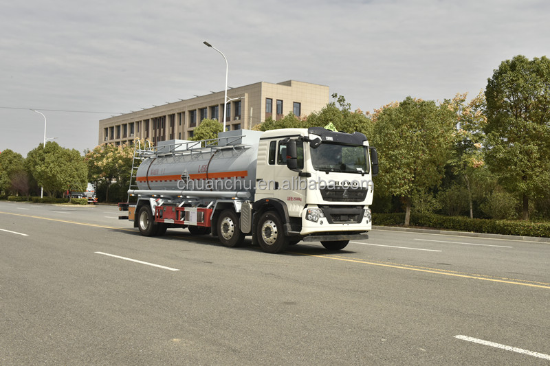 6*2 Anti Acid Corrosion Chemicals Acid Corrosive Chemicals Transport Truck Gasoline Fuel Type 150hp Horsepower
