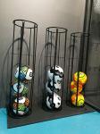 Floor Standing H1020mm W270mm Garage Sports Ball Storage , Vertical Basketball