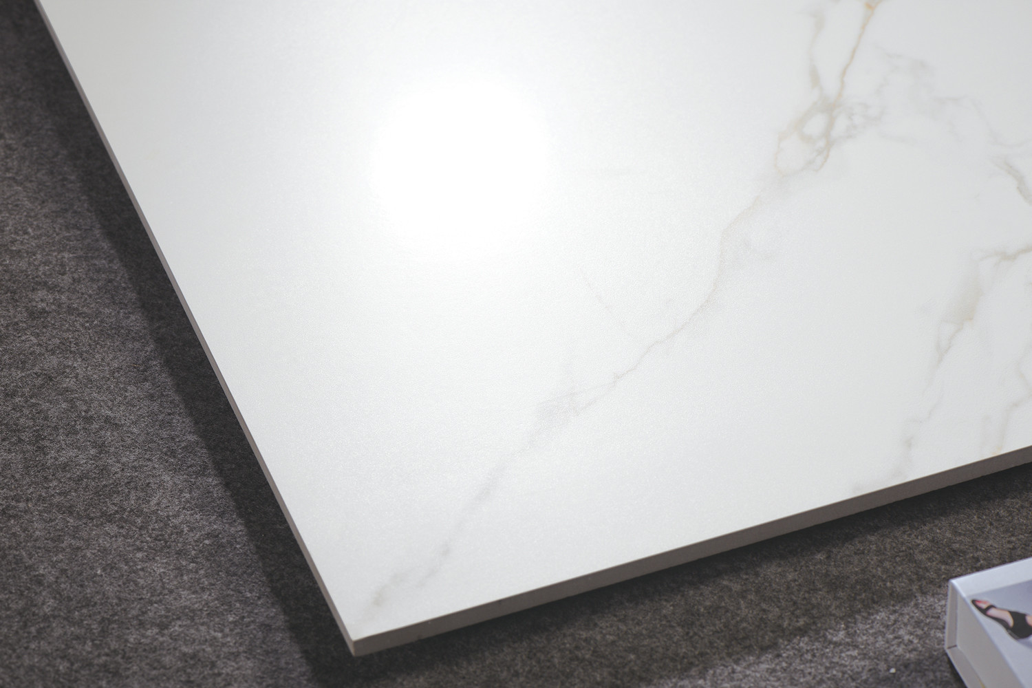 Carrara Soft Glazed 600x1200mm Decoration Porcelain Tiles For Indoor Wall