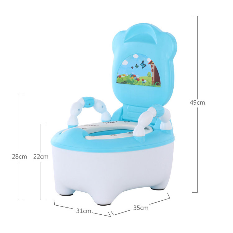 Plastic Potties Seats Special Training for Anti Slip Reinforcement of Small Toilets