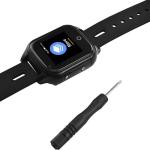 Waterproof Child Safety Gps Smart Watch 1000m Black 650 MAh
