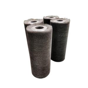 China Stainless Steel Wire Roller Brush For Polishing Wpc Board wholesale