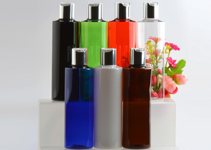 250ml Custom Clear Amber Black Skincare Plastic flip cover Bottle