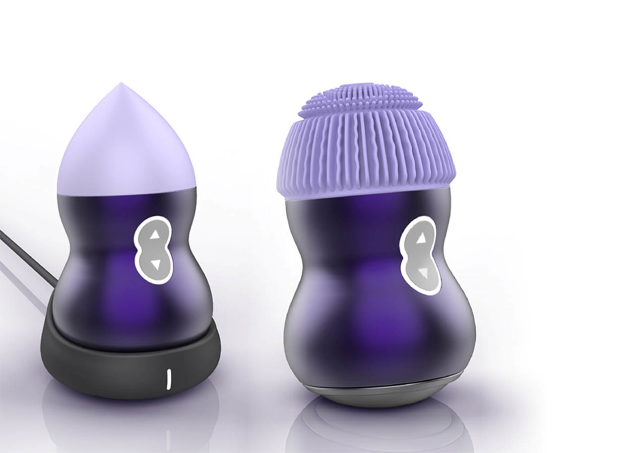 Food Grade Silicone Face Brush Electric Cleaner With Type - C Charging