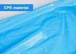 Single Use Medical Disposable Gowns , Disposable Isolation Gown CPE
