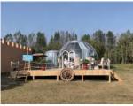 Tourism PC Bubble Geodesic Dome Tent For Catering Leisure