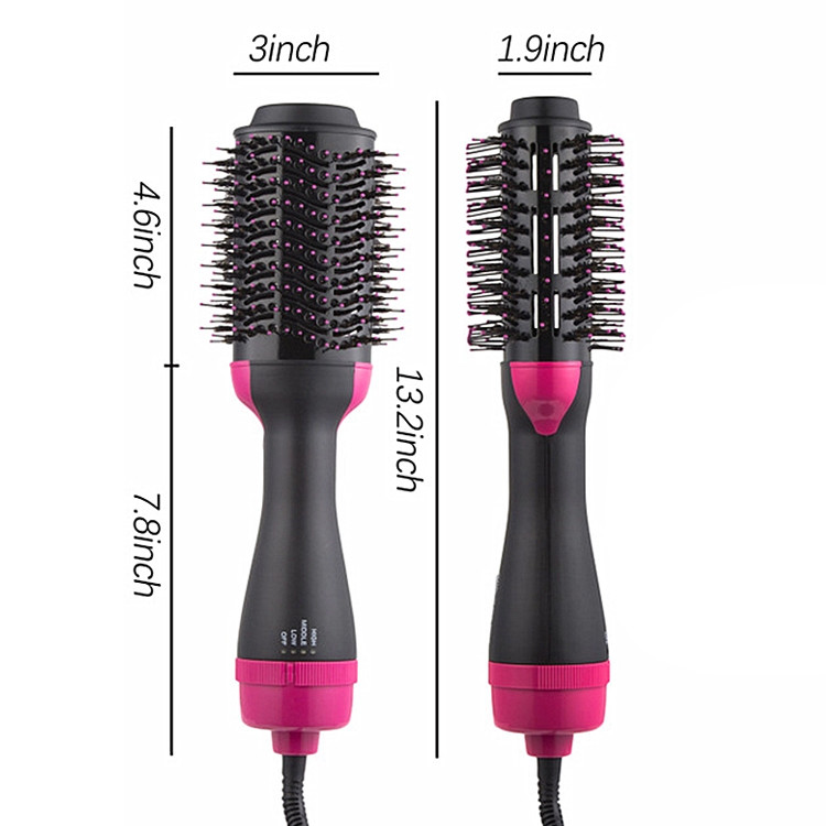 Hot Air Dryer 3 In 1 Hair Straightener Brush For Women