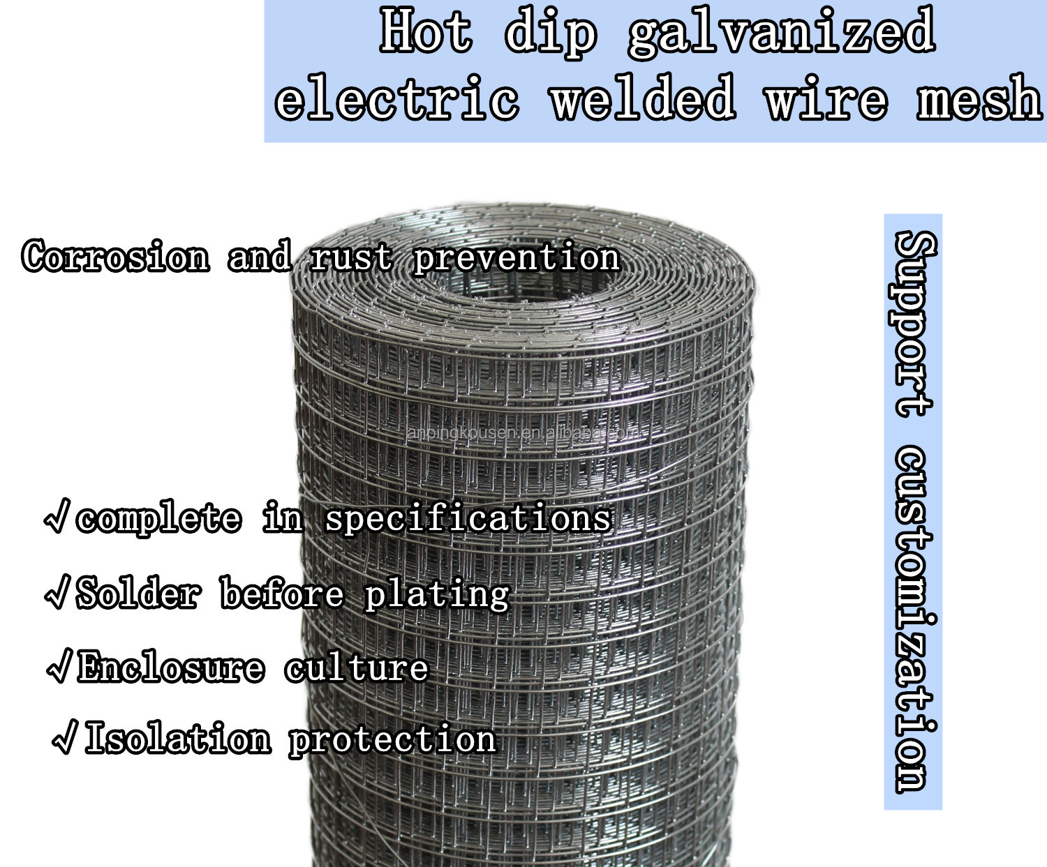 1mx30m Welded Mesh Cages for Chicken Galvanized and Pvc Coated Budget-friendly Choice