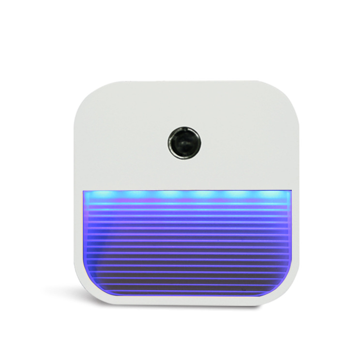 Plug-in Night Light, Warm White LED Nightlight, 4 Level Brightness Dusk-to-Dawn Sensor Light