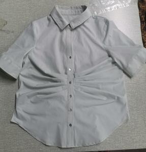 China Blouse Cotton 63%, Nylon 32%, Spandex 5%, Women's Shirt wholesale