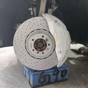 China Modified White Porsche Brake Calipers 1 Pot 330mm 345mm 370mm wholesale