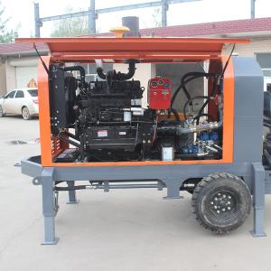 China Mini Cement Mortar Truck Stationary Concrete Pump Portable Pumpcrete wholesale