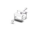 External Connection Aluminum Tube Fitting Claw Pattern Sandblasted AL-7