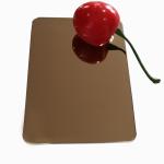 rose gold color 304 stainless setel sheet mirror or hairline finish 1219x2438mm