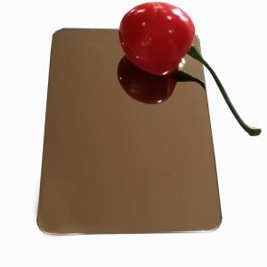 China rose gold color 304 stainless setel sheet mirror or hairline finish 1219x2438mm wholesale
