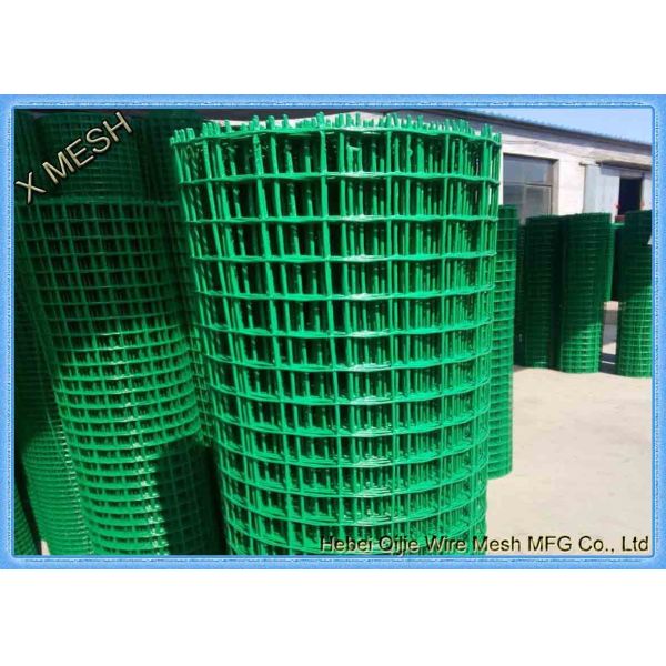 green colored welded wire mesh rolls