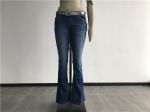 Ladies' Medium Wash Stretch Denim Jeans Womens Bootcut Jeans TW76321