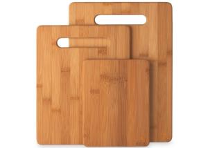 China Organic Premium 3 Piece Bamboo Cutting Board Special Shape Non - Slip wholesale