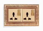 Decorate BS Standard Brass 10A Electrical Plastic 1 Gang Wall Switch