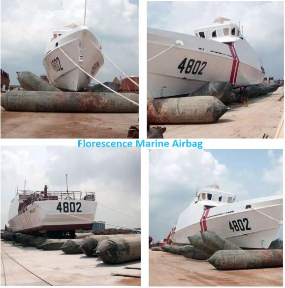 Pneumatic Rubber Ship Launching Airbag Lifting BV Certificate Heavy Lifting