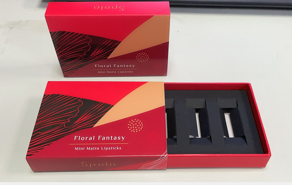 Cmyk Color Printed Cosmetic Boxes Collection Custom Lipstick Packaging Boxes