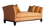 Highly Endurable Accent Patio Lounge Chairs Furniture Orange Fabric