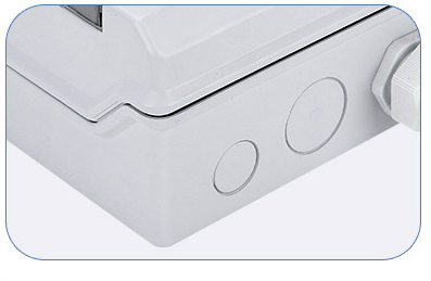 Low price IP67 plastic waterproof distribution box 6 ways for smart home MCB circuit breaker module