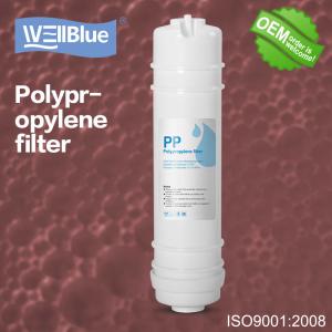 China White PP Cotton RO Water Filter Replacement , 10 Inch Sediment Filter Cartridge wholesale