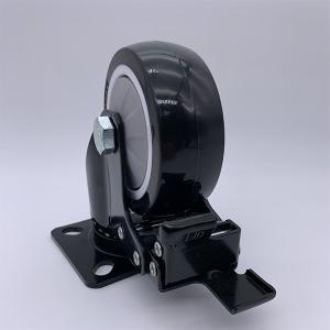 China 6 Inch Safety Dual Locking Plate Industrial Caster Wheels wholesale