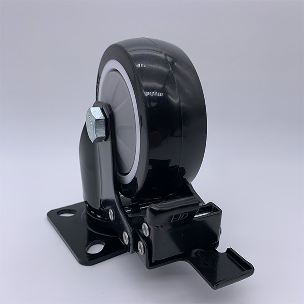 6 Inch Safety Dual Locking Plate Industrial Caster Wheels