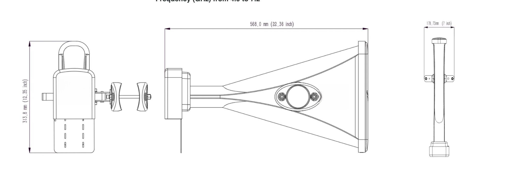 High Performance Microwave Horn Antenna For Communication Needs