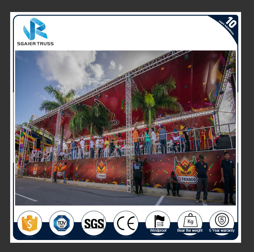 20 * 20m Trade Show Truss Exhibition Stand , Trade Show Booth For Car Show