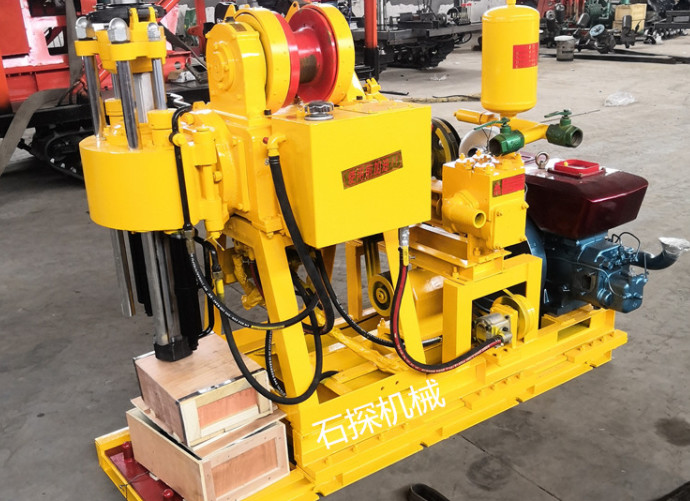 200 Meters Depth Small Portable Borehole Drilling Rig for Water Well Exploration Coring