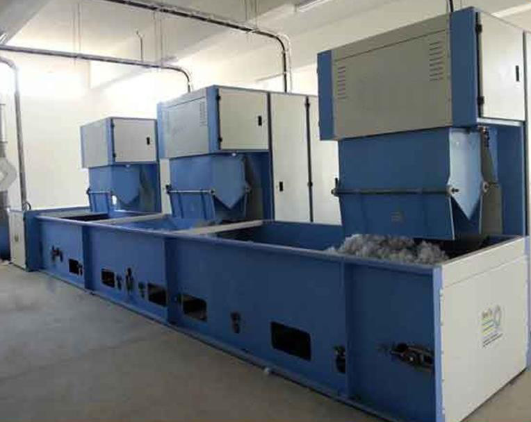 Non - Woven Polyster Fiber Bale Opener Machine CE / ISO 9001 Certification