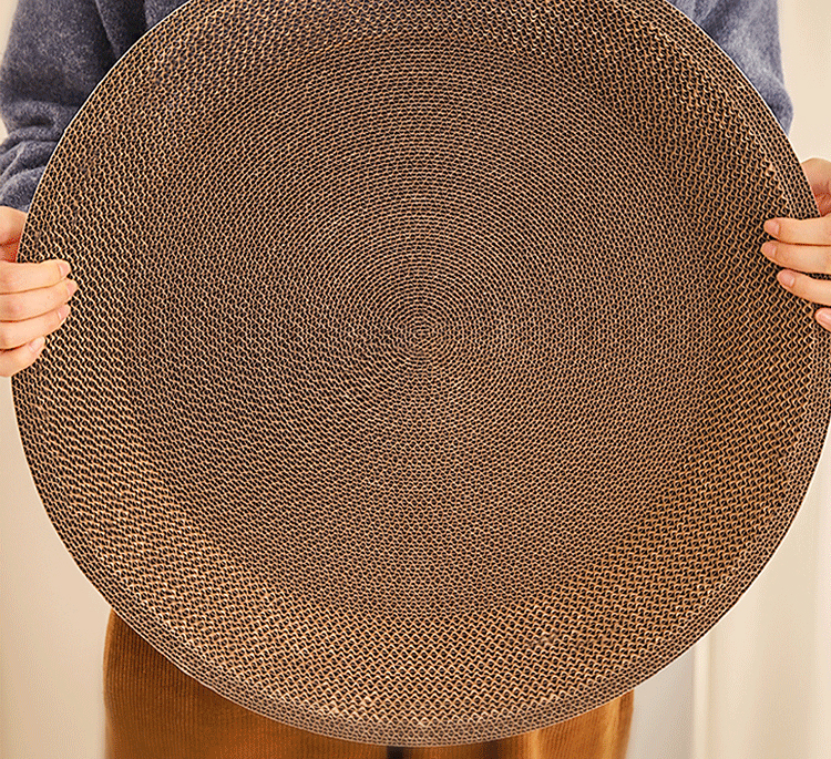 MEOW LOVE PET Wear-Resistant Environmental Protection Round Cat Nest Type Cat Scratch Board