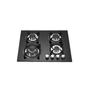 China Custom Gas Cooktop 4 Burner Gas Hob With Tempered Glass wholesale