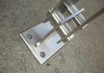 Indoor Stainless Steel Staircases glass Railing Post satin finish made in China