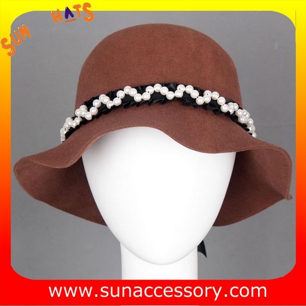 6090347 Sun Accessory customized winner fashion 100% wool felt clothe hats,