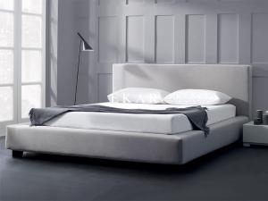 China Flat MDF Bed Design White Bed wholesale