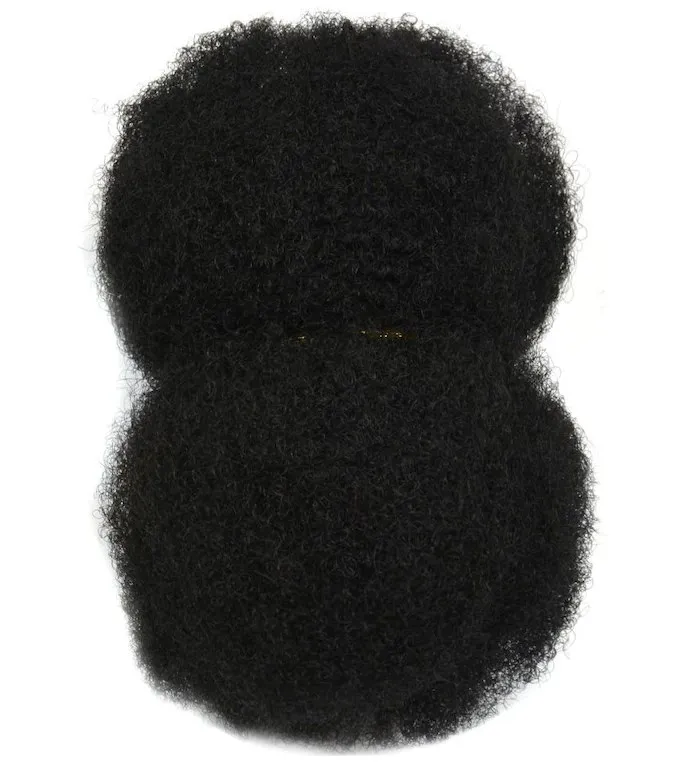 Kinky Curly Human Hair Bundles For Braiding And Lock Extensions Chemical Processing