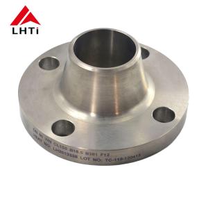 China Froged And CNC Machined Titanium Long Weld Neck Flange Polished Surface ANSI B16.5 wholesale