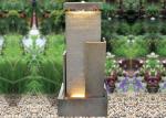 46 Inch Garden Sandstone Outdoor Fountain With Lights