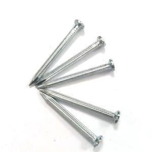 China Grooved Shank Steel Concrete Nails Fastening Galvanized Concrete Wall Nails wholesale