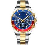 Ombre Business Analogue Wrist Watch 3BAR Luxury Men Quartz Watch